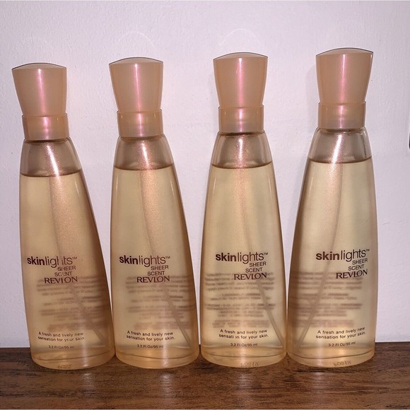 4x Revlon Skinlights Sheer Scent Spray Women 3.2 fl oz Rare + Vintage BRAND NEW - Picture 1 of 6